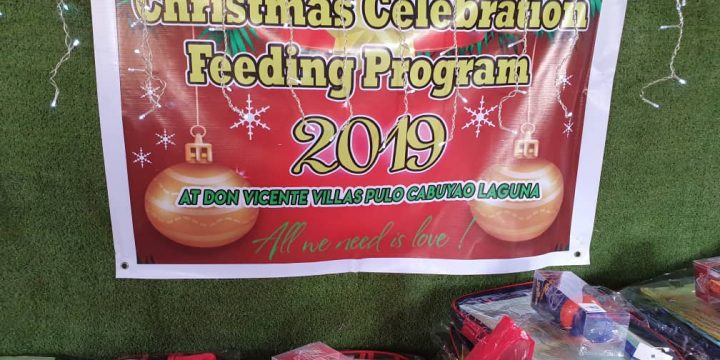 4th Christmas Party in Cabuyao for underprivileged kids